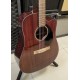 Fender CD-60SCE Dread All-Mah WN электроакустическая гитара, цвет натуральный USED