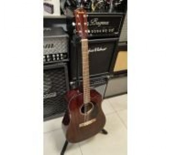 Fender CD-60SCE Dread All-Mah WN электроакустическая гитара, цвет натуральный USED