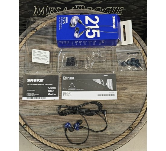 Shure SE215SPE-PL-A Special Edition Purple Шумоизолирующие наушники с динамическим микродрайвером USED