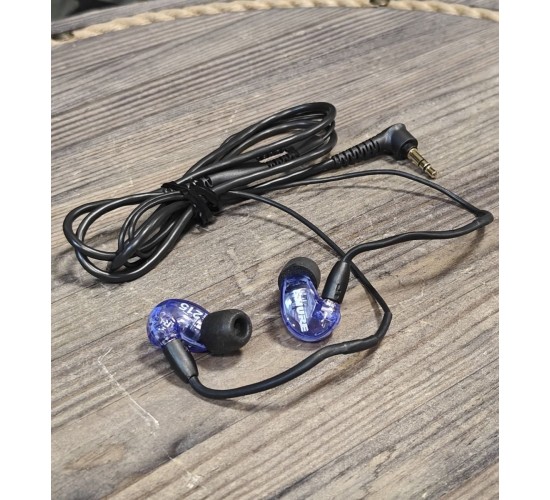 Shure SE215SPE-PL-A Special Edition Purple Шумоизолирующие наушники с динамическим микродрайвером USED