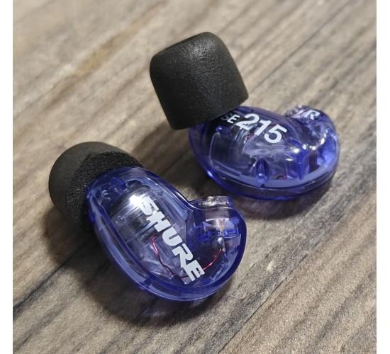 Shure SE215SPE-PL-A Special Edition Purple Шумоизолирующие наушники с динамическим микродрайвером USED