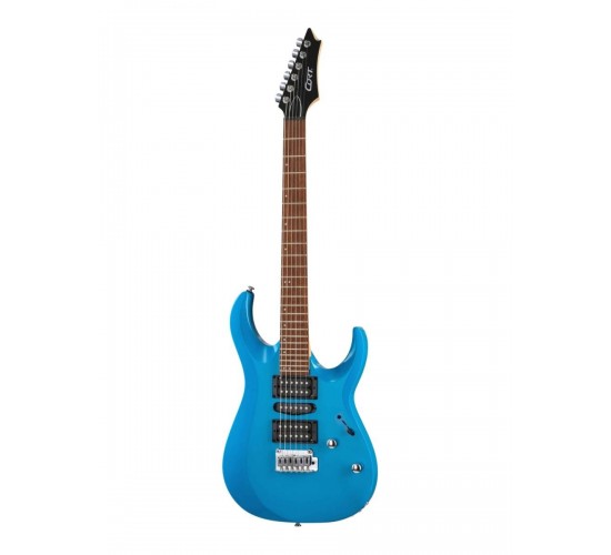 Cort X200-CBL Электрогитара, Superstrat, цвет синий