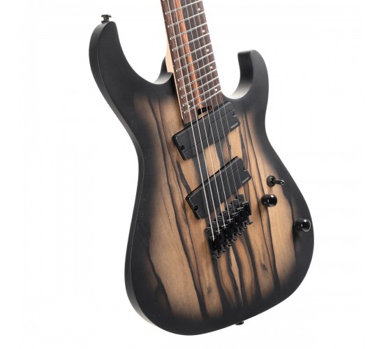 Cort KX507MS-Pale-Moon-NBB Электрогитара мультимензурная 7-струнная, цвет черный