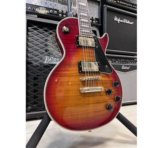 Grass Roots G-LP-55C электрогитара, цвет Cherry Sunburst, Корея USED