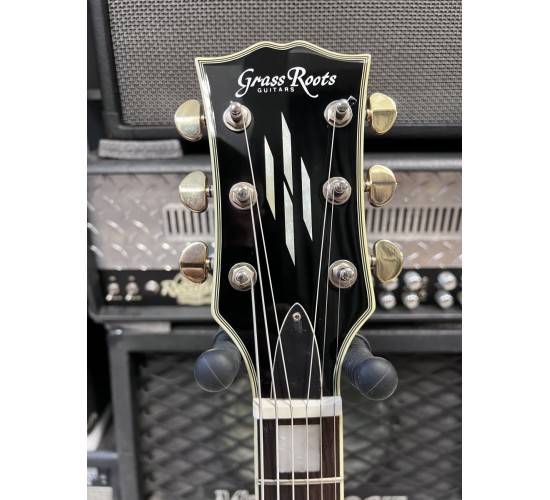 Grass Roots G-LP-55C электрогитара, цвет Cherry Sunburst, Корея USED