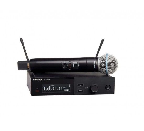 Shure SLXD24E/SM58 H56 одноканальная цифровая радиосистема с ручным передатчиком SM58