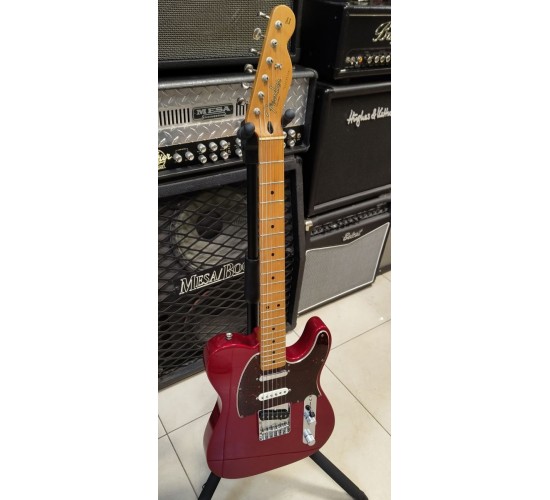 Fender Telecaster Deluxe Nashville Candy Apple Red электрогитара, Мексика 2000 USED