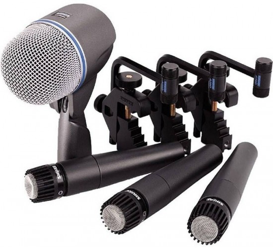 Shure DMK57-52 универсальный комплект микрофонов для подзвучивания барабанов, Мексика