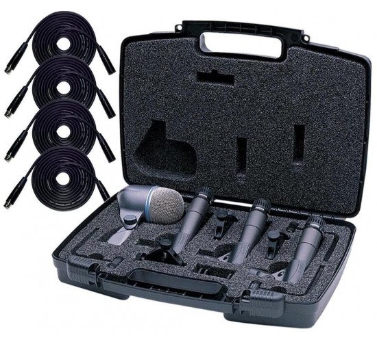 Shure DMK57-52 универсальный комплект микрофонов для подзвучивания барабанов, Мексика