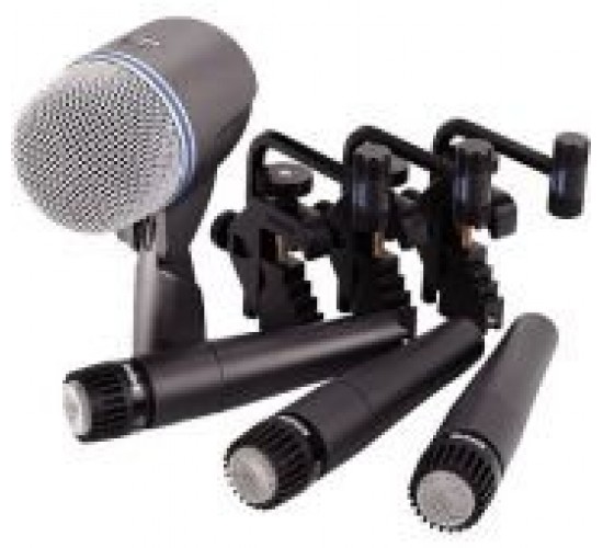 Shure DMK57-52 универсальный комплект микрофонов для подзвучивания барабанов, Мексика