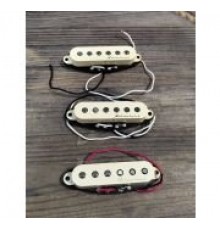 Fender Vintage Noiseless Stratocaster Pickup Set комплект звукоснимателей, цвет белый кремовый США USED