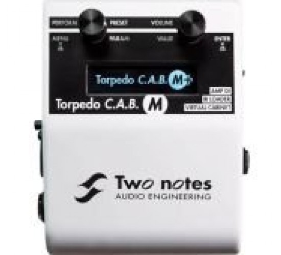 Two Notes Torpedo C.A.B. M+ симулятор кабинетов и усилителей мощности, выставочный образец