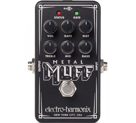 Electro-Harmonix Nano Metal Muff with Noise Gate гитарный эффект дисторшн, выставочный образец