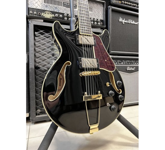 Ibanez Artcore Expressionist AMH90-BK полуакустическая электрогитара, цвет черный USED