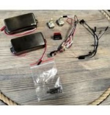 EMG-81-7H / EMG-85-7H Brushed Black Chrome комплект звукоснимателей для 7-струнной гитары с темброблоком
