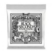 Ernie Ball 1512 2я струна для классической гитары. Черный нейлон, калибр .032