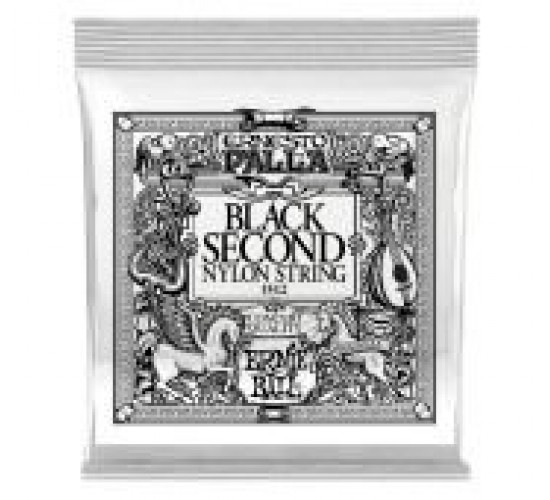 Ernie Ball 1512 2я струна для классической гитары. Черный нейлон, калибр .032