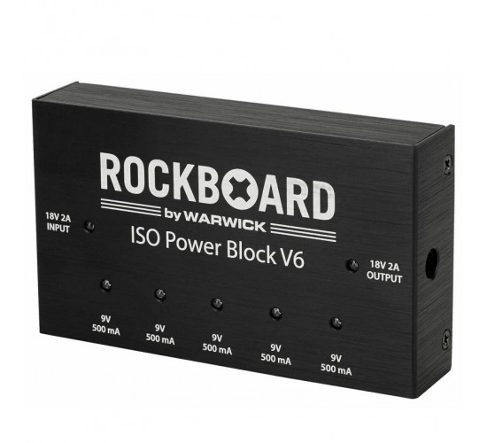 Rockboard ISO Power Block V6 Блок питания с изолированными выходами, 5x9в 500 m