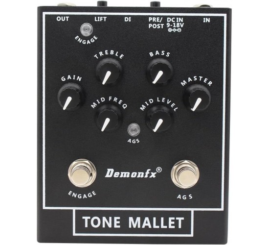 DemonFX Tone Mallet Преамп для бас-гитары