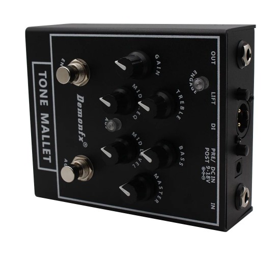 DemonFX Tone Mallet Преамп для бас-гитары