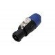 Rean RCLS4F-G-001-1 Разъем на кабель speakON, Female, синий