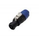 Rean RCLS4F-G-001-1 Разъем на кабель speakON, Female, синий