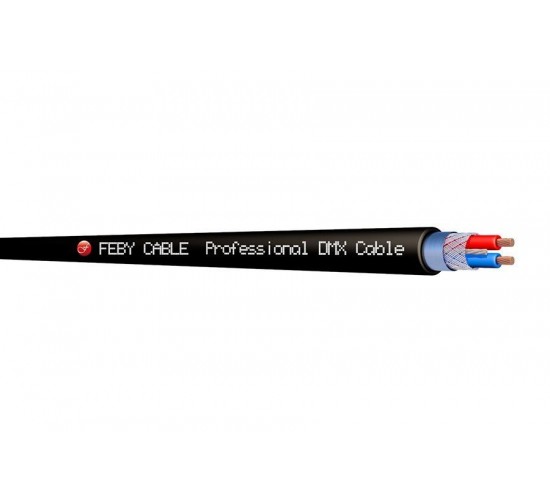 Feby Cable FC022BK Кабель DMX, черный