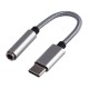 GoPower 00-00027481 Переходник AUX 3.5мм (f)-Type-C (m), 0.1м ПВХ белый
