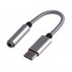 GoPower 00-00027481 Переходник AUX 3.5мм (f)-Type-C (m), 0.1м ПВХ белый