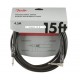 Fender 15' Professional Angle INST CBL BLK инструментальный кабель, черный, длина 4.5м, прям/углов.