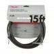 Fender 15' Professional Angle INST CBL BLK инструментальный кабель, черный, длина 4.5м, прям/углов.