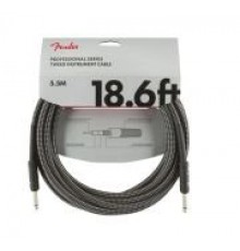 Fender 18.6' Professional Inst CBL GRAY TWD инструментальный кабель, серый твид, длина 5.5м