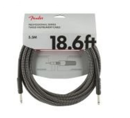 Fender 18.6' Professional Inst CBL GRAY TWD инструментальный кабель, серый твид, длина 5.5м