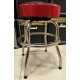 Fender Red Sparkle Logo Barstool 24 стул для гитариста, черный с красными блестками USED