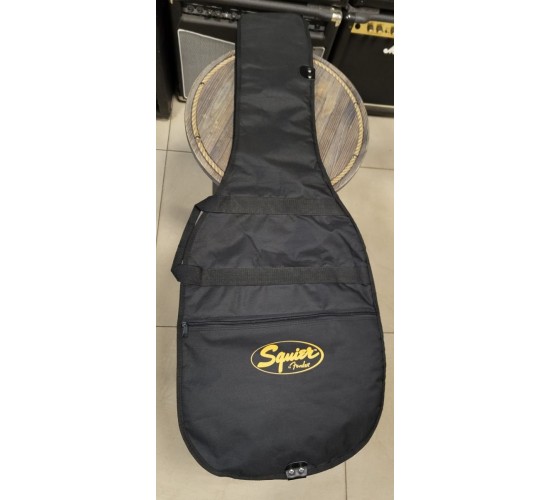 Fender Squier чехол для короткомензурной бас-гитары (оранжевая надпись)
