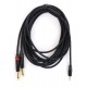 AuraSonics J35Y2J63-3-LONG аудио Y-кабель jack 3.5 -> 2 x jack 6.35, 3 метра