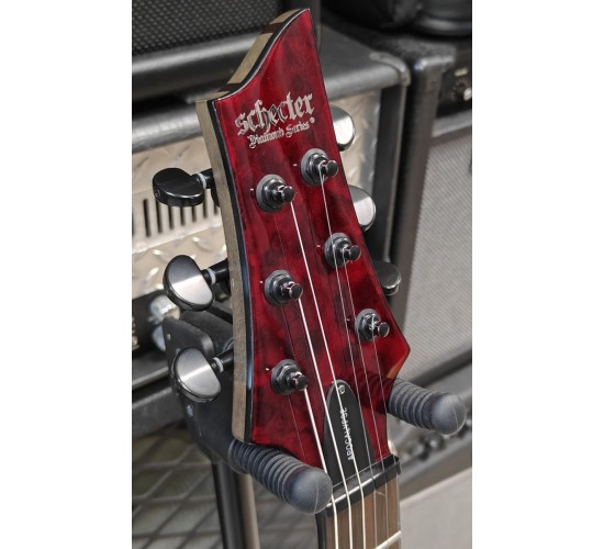 Schecter C-1 Apocalypse Red Reign электрогитара, Корея, цвет красный USED