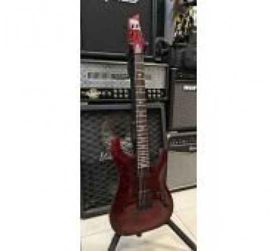 Schecter C-1 Apocalypse Red Reign электрогитара, Корея, цвет красный USED