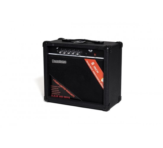 Bosstone BA-30W Black Комбоусилитель для бас-гитары, цвет черный