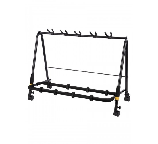 Hercules GS525B Plus Стенд гитарный демонстрационный для 5-ти гитар, сменные колесики