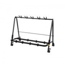 Hercules GS525B Plus Стенд гитарный демонстрационный для 5-ти гитар, сменные колесики