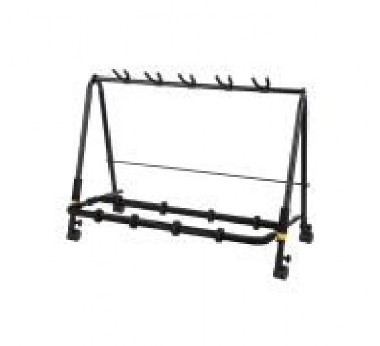Hercules GS525B Plus Стенд гитарный демонстрационный для 5-ти гитар, сменные колесики