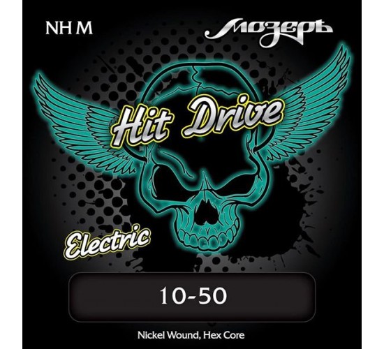 Мозеръ NH-M Medium Hit Drive Комплект струн для электрогитары, 10-50