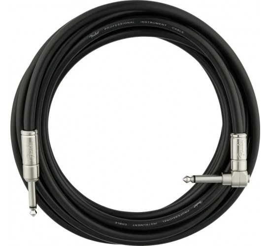 Fender 15' Professional Series Kill Switch BLK инструментальный кабель, 4,5 метра, прям/углов.