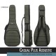 Bag&music BM1186 Acoustic Casual Plus Чехол для акустической гитары лёгкий, цвет оливковый
