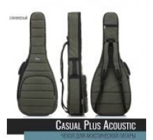 Bag&music BM1186 Acoustic Casual Plus Чехол для акустической гитары лёгкий, цвет оливковый