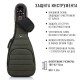Bag&music BM1186 Acoustic Casual Plus Чехол для акустической гитары лёгкий, цвет оливковый