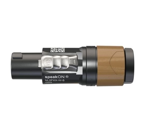 Neutrik NL2FXX-W-S кабельный разъём Speakon 2-контактный