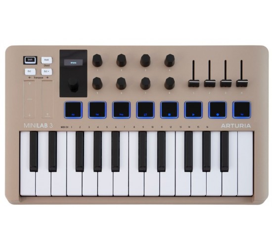 Arturia MiniLAB 3 Champagne MIDI клавиатура