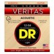 DR VTA-12 Veritas Комплект струн для акустической гитары, фосфорная бронза, 12-54